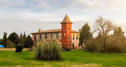 Château Fourclins – charming 8-bedroom gîte with park & pond