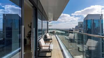 Luxury Apartment, Balcony, City View | Balcony