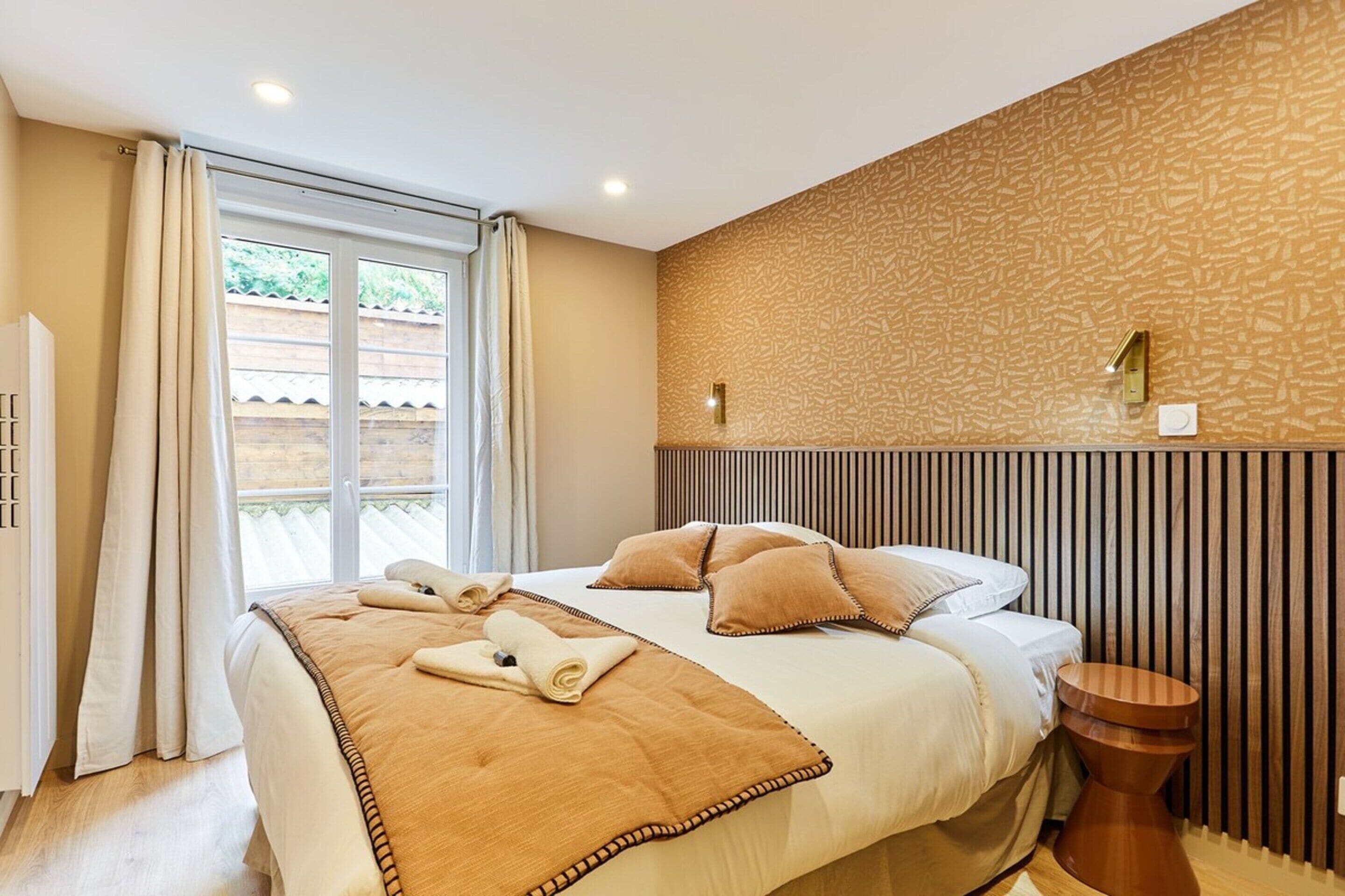 Apartemen | 3 kamar tidur, setrika/meja setrika, dan seprai linen