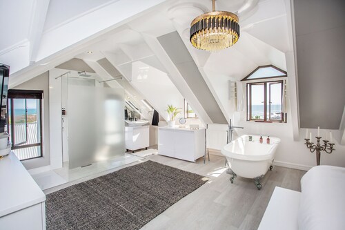 Beachfront Villa Blau—Private coastal luxury retreat where ocean and nature meet