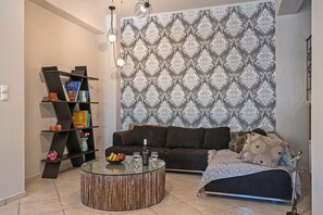 Living area - Villa Camellia (Rethymno)