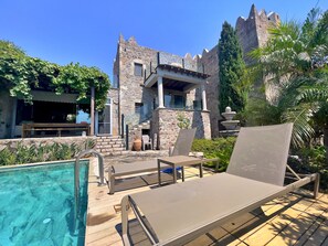 Terrace/patio - Luxury Stone Villa with Private Pool (Bodrum)