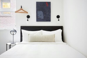Hypo-allergenic bedding, Tempur-Pedic beds, blackout drapes