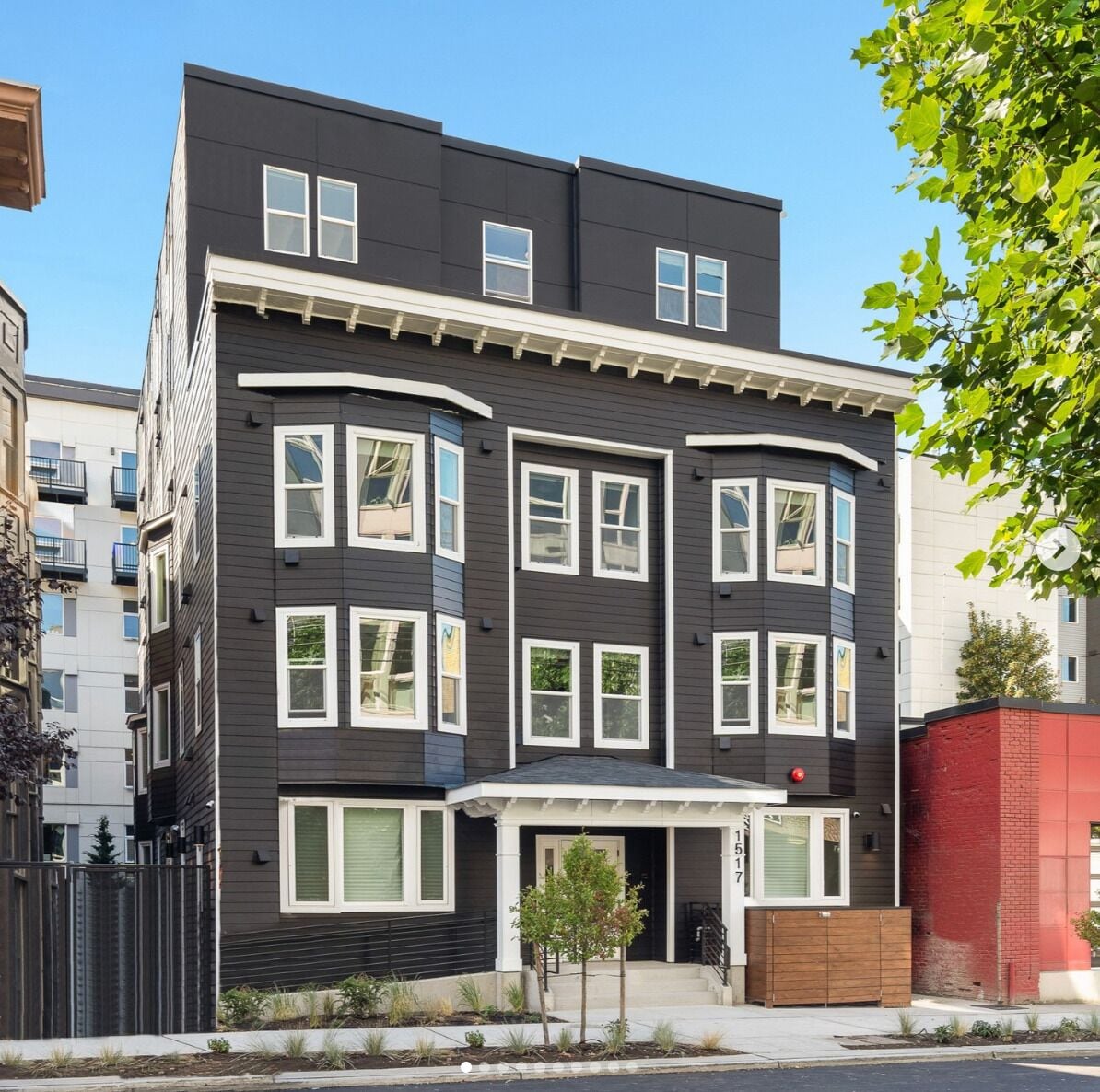 Façade de l’hébergement