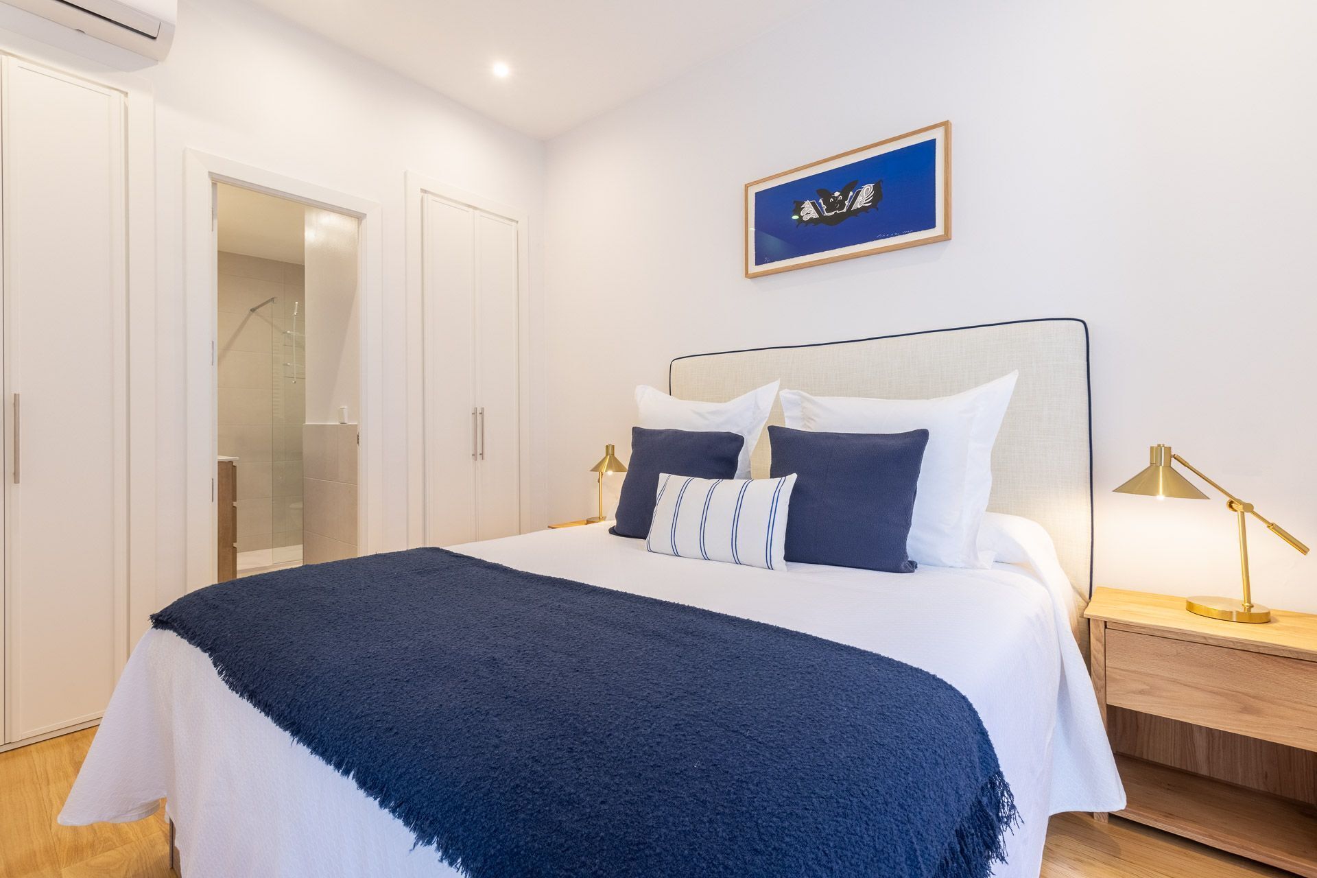 1 bedroom, iron/ironing board, bed sheets