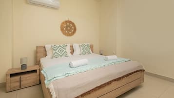 4 sovrum, värdeförvaringsskåp på rummet och strykjärn/strykbräda