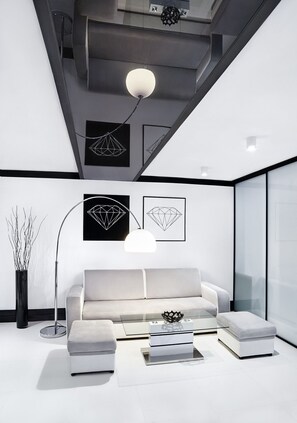 Living area - Diamonds Apartment (Kraków)