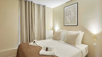 Apartment | 1 bedroom, laptop workspace, iron/ironing board, bed sheets