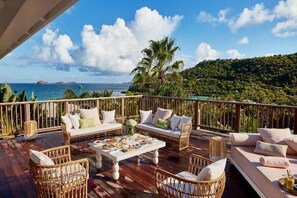 Terrace/patio - Tropical Hotel and Beach (St. Barthelemy)