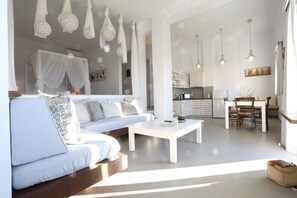 Living area - Althea Boutique Hotel (Karpathos)