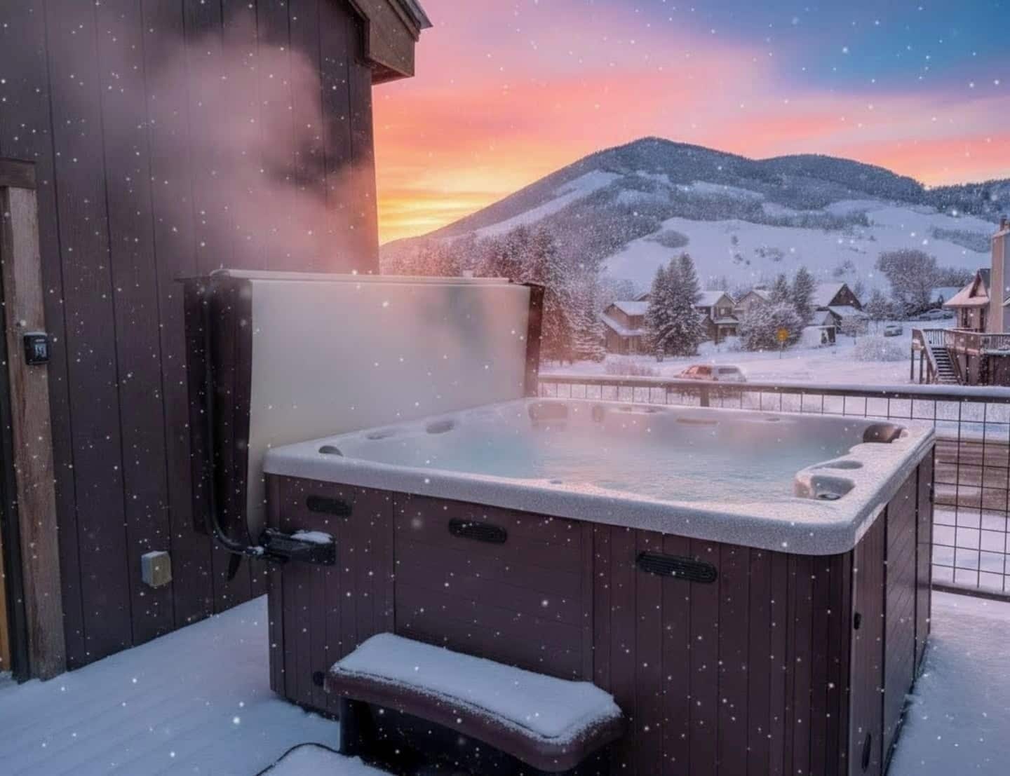 Bain à remous extérieur