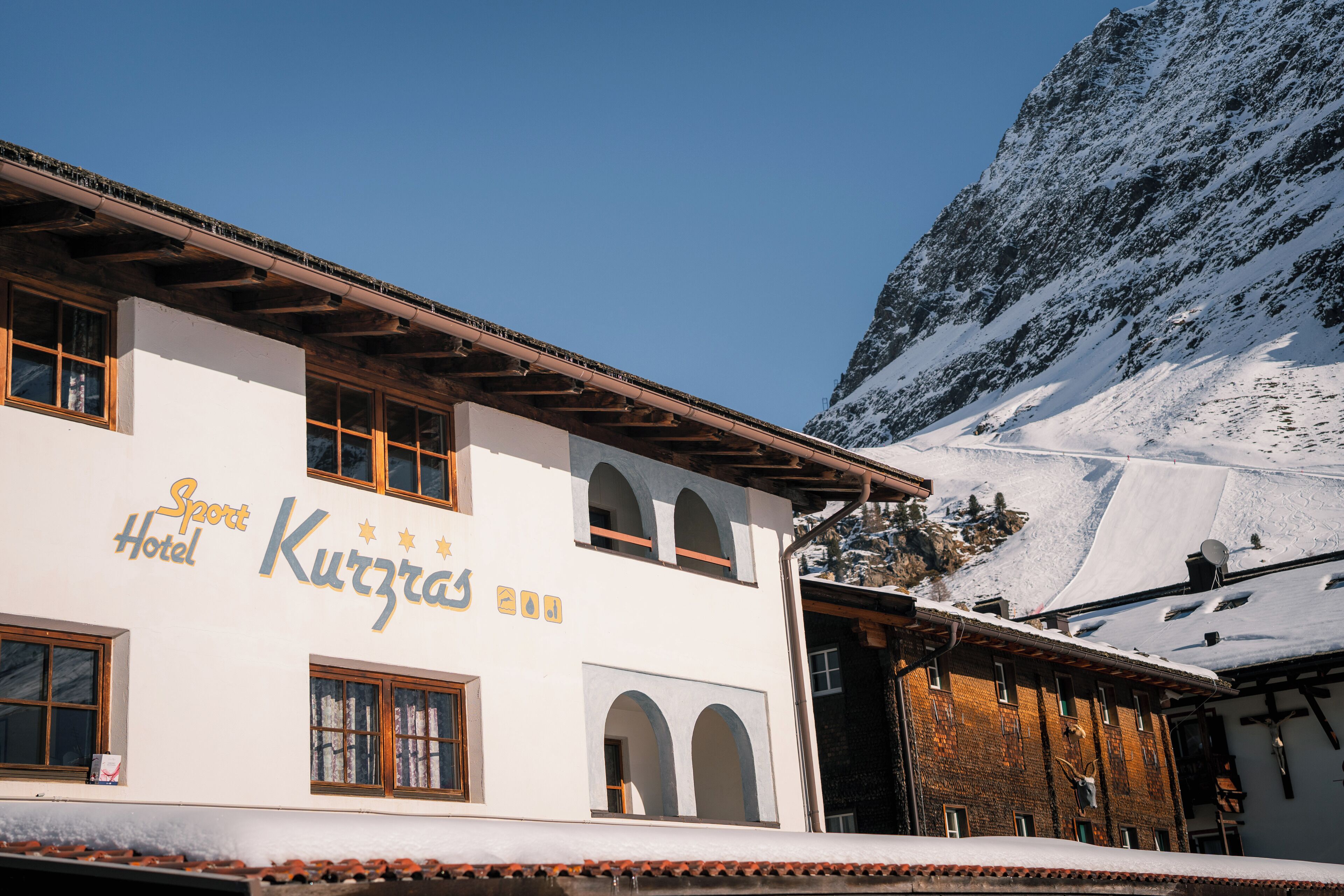 Façade de l’hébergement