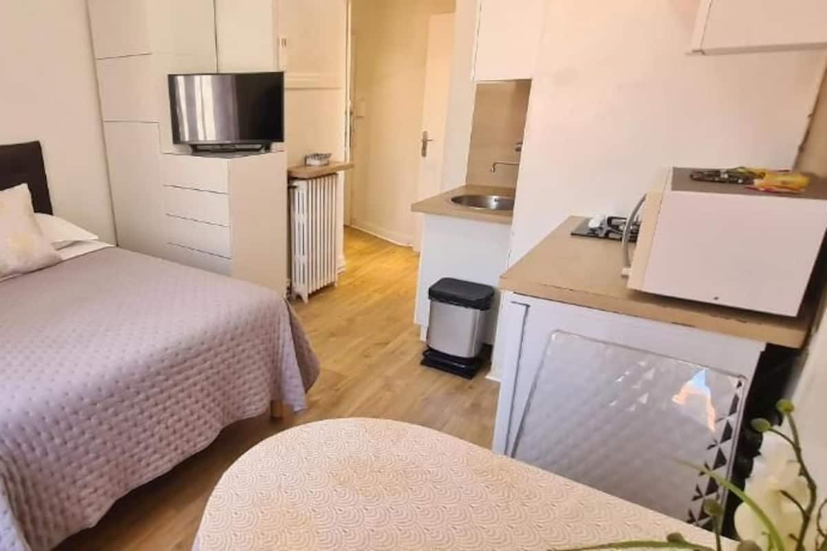 Standard-studio, kaupunkinäköala | Silitysrauta/-lauta, ilmainen Wi-Fi