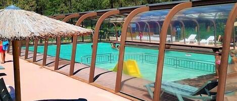 Indoor pool, a heated pool