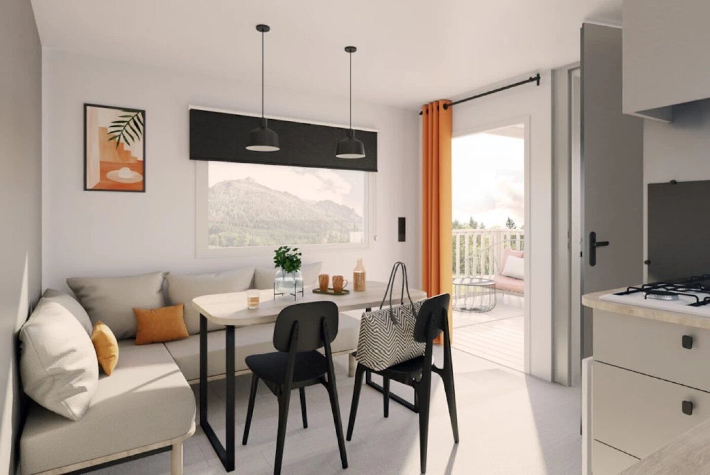 Télévision, table de tennis de table