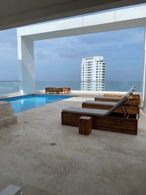 Outdoor pool - Large and Comfortable Loft in Cartagena (Cartagena de Indias)