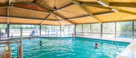 Indoor pool, a heated pool
