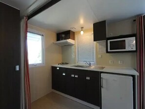Fridge, microwave - ZEcamping 3* pataugeoire piscine dog friendly mobil-home 22m2 3 pers (Junas)