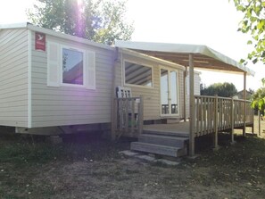 Exterior - ZEcamping 4* piscine chauffée club enfant mobil-home TV BBQ clim 35m2 (Le Grand-Serre)