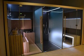 Sauna - ZEcamping 4 étoiles avec parc aquatique - sauna et hammam (Sanguinet)