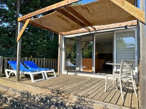Terrace/patio - ZEcamping 3* pataugeoire piscine pet friendly mobil-home TV clim 20m2 (Saint-Remy-de-Provence)