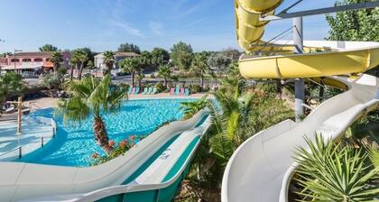 ZEcamping 4 étoiles familial espace aquatique locatif TV 4 pers