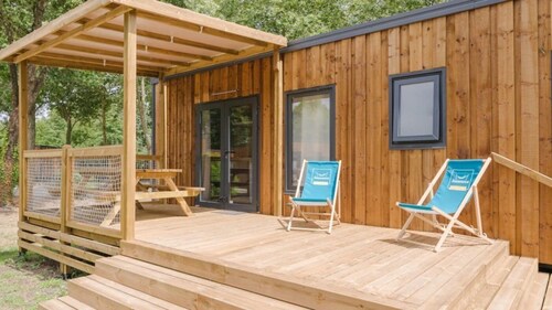 ZEcamping 3* cottage LV BBQ clim 6 pers