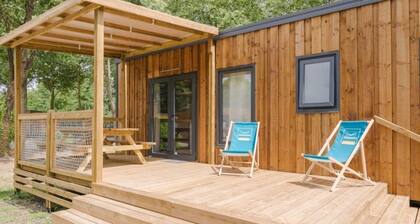 ZEcamping 3* cottage LV BBQ clim 6 pers
