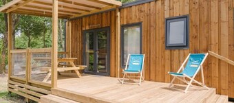 ZEcamping 3* cottage LV BBQ clim 6 pers