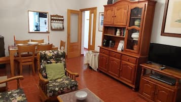 TV, fireplace, DVD player, ping pong