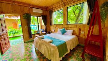 Standard-Doppelzimmer, Gartenblick | Verdunkelungsvorhänge, schallisolierte Zimmer, Bügeleisen/Bügelbrett