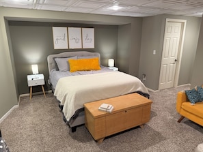 2 chambres, lit de bébé portatif, accès au Wi-Fi (inclus)