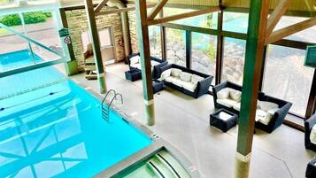 Una piscina riscaldata