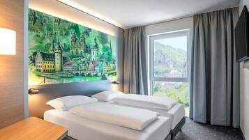 Zweibettzimmer | Schreibtisch, kostenloses WLAN