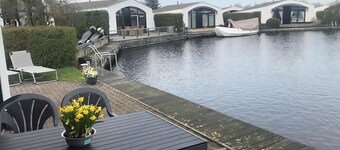 Bungalow with private jetty.