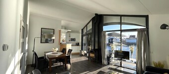 Bungalow with private jetty.