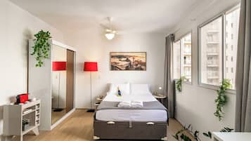 Apartamento | Cortinas blackout, Wi-Fi de cortesia