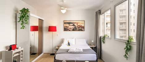 Huoneisto | Pimennysverhot, ilmainen Wi-Fi