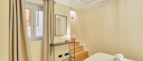 アパートメント | 3 室のベッドルーム、ノートパソコン用作業スペース、アイロン / アイロン台、ベッドシーツ