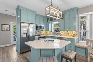 Dishwasher, dining tables
