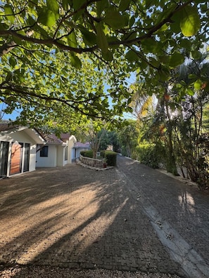 Property grounds - Peaceful 2BR, 1BA Casita /Shared Pool & Nature /2 Min Drive to Coco Beach & Town (Coco)