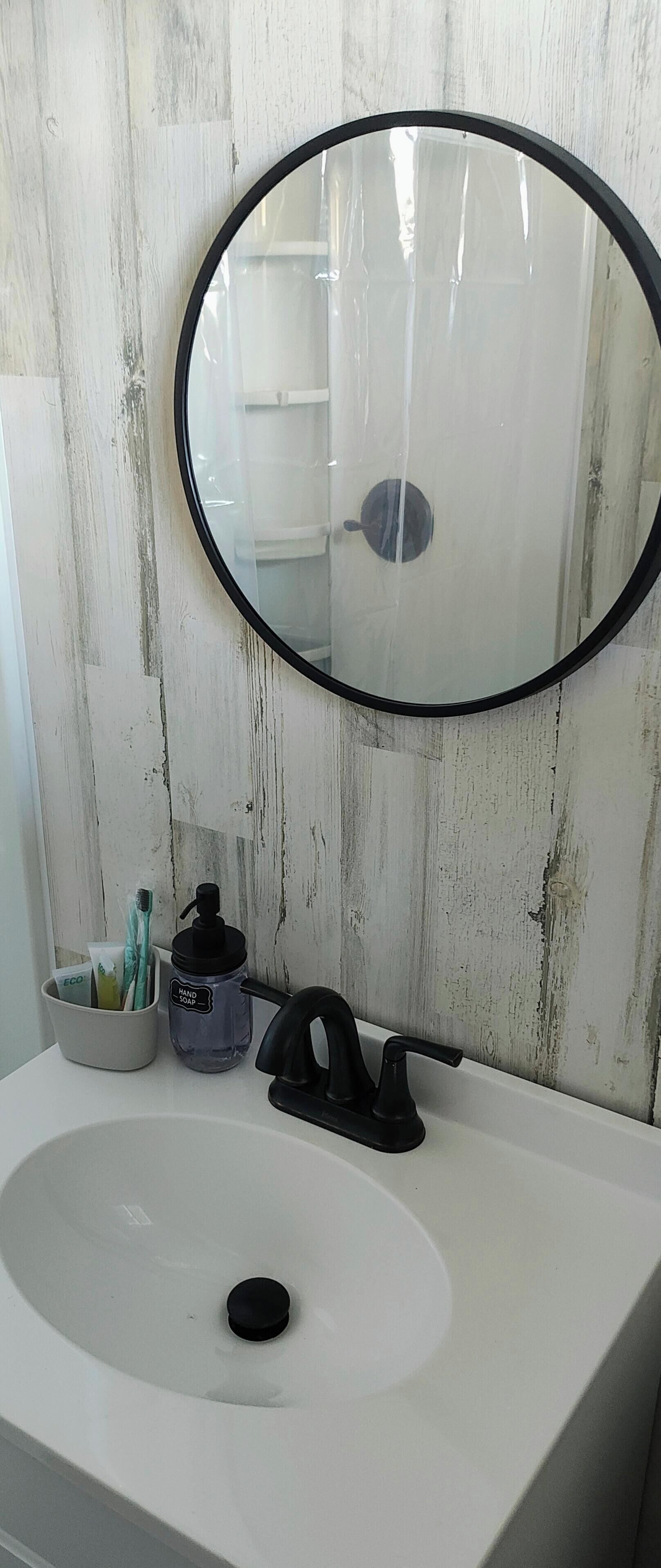 Bathroom | Shower, towels, soap, shampoo