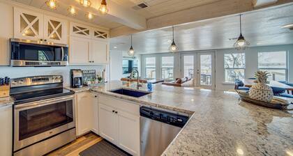 Deck w/ Sunset View: Group Getaway on Lake Whitney