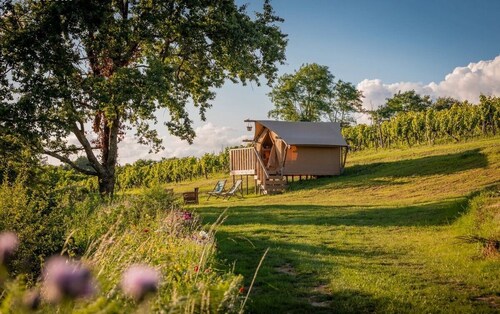 Tente Lodge de Luxe dans le vignoble