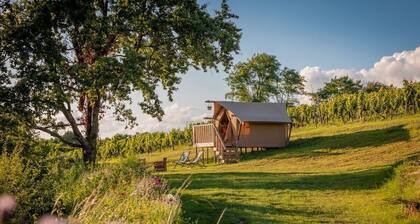 Tente Lodge de Luxe dans le vignoble