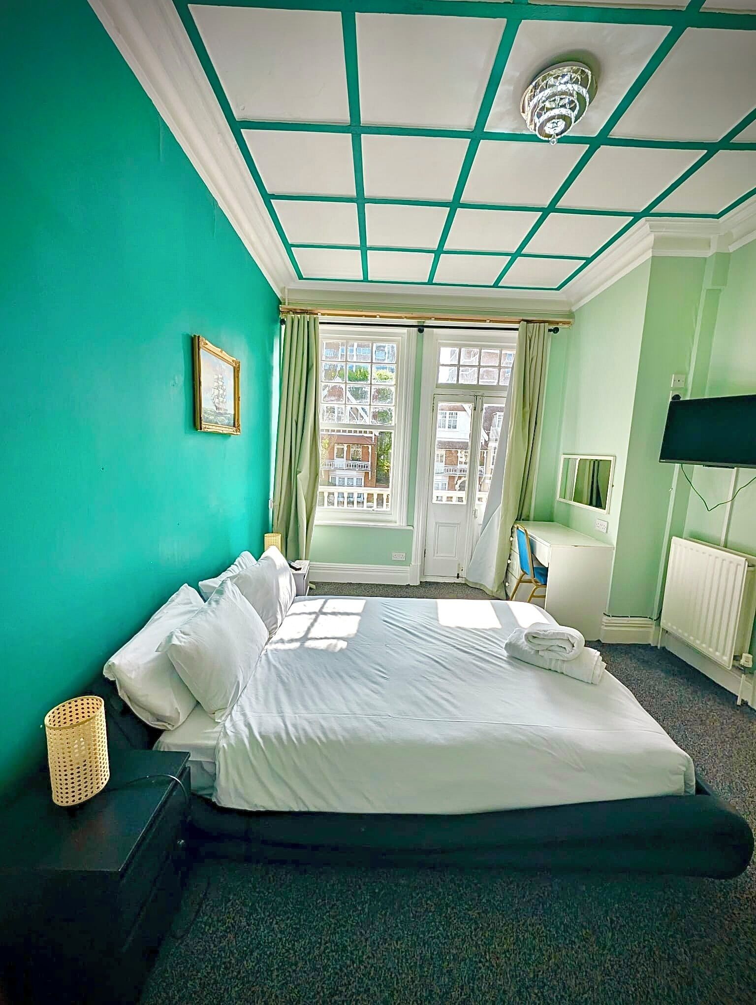 Deluxe Double Room, Balcony, Beachside | Premium bedding, memory foam beds, individually furnished, desk