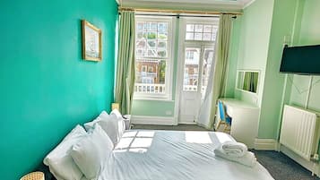 Deluxe Double Room, Balcony, Beachside | Premium bedding, memory foam beds, individually furnished, desk