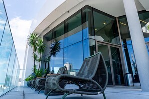 Terrace/patio - Luxury Apartment in the Building. Gameleira Beach, Boa Viagem 1608 (Recife)