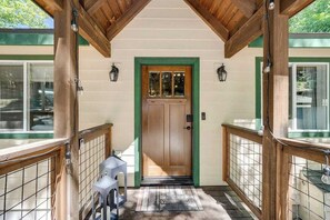 Exterior detail - Walk to Downtown | AC Cabin | 2 Kings | Deck (Twain Harte)