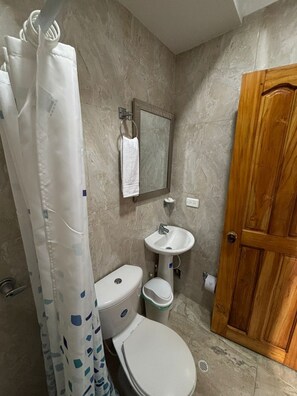 Premium Quadruple Room, 2 Bedrooms, Ocean View | Bathroom | Shower, towels, soap, shampoo